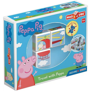 Peppa Pig magnetic cube toy from Geomag Magicube Peppa Pig Travel building set