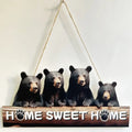 1pc Wooden Inspirational Hanging Festive Decor For Home & Gift 3D Wall Art With Rope For Room & Holiday Inspirational