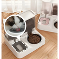 Automatic Dog Cat 2 in1 Feeder Food Water Dispenser Bowl for convenient pet feeding