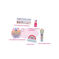 Unicorn-themed kids makeup set with nail polish art and stress-relief cosmetics