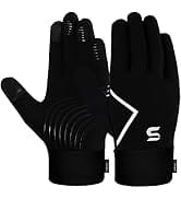 Kids Running Sports Gloves Cycling Boys Winter Touch Screen Thermal Children Girls Windproof Outd...