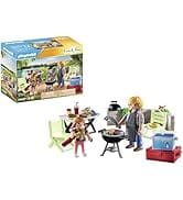 Playmobil Family Fun 71427 shared barbecue, camping, fun and enjoyment outdoors with the family.