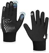 Kids Cycling Gloves Sports Winter Thermal Boys Girls Children Windproof Anti-slip Touchscreen Glo...