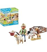 Playmobil Country 71444 Young Shepherd with Sheep, Hats and Care of the Sheep with the Bor...