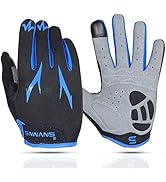 SAWANS Cycling Gloves Full Finger Mountain Bike Gloves Padded Breathable Touchscreen MTB Road Bik...