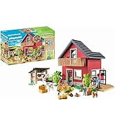 Playmobil Country 71248 farmhouse with living and sleeping areas, incl. Stable and accessories, from 4 years.