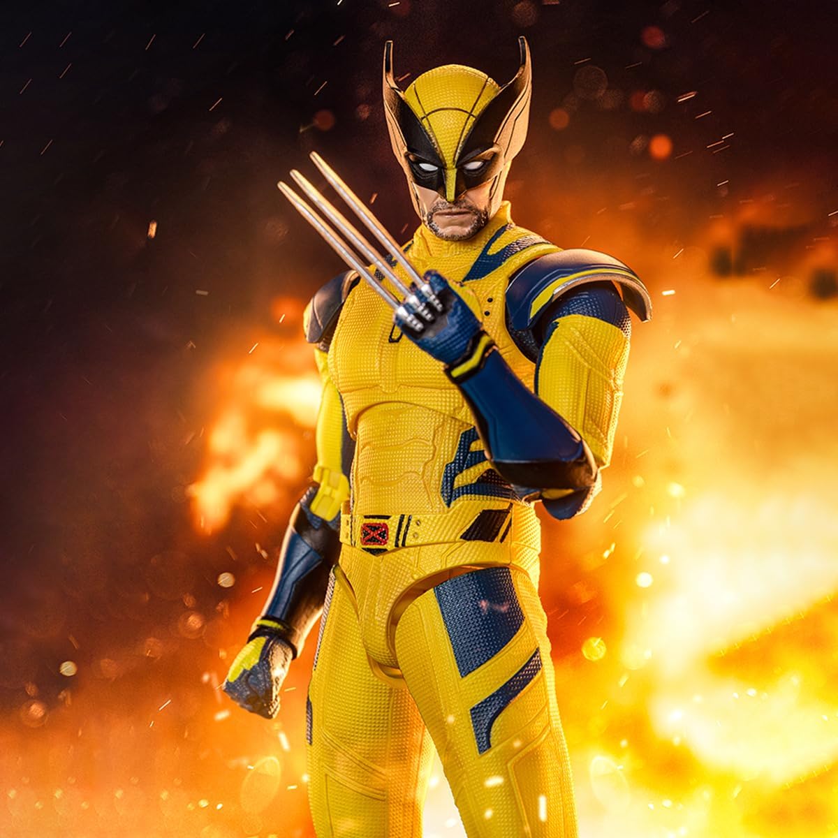 Wolverine action figure from HiPlay ZD Toys Dead Poll Movie Edition collectible set