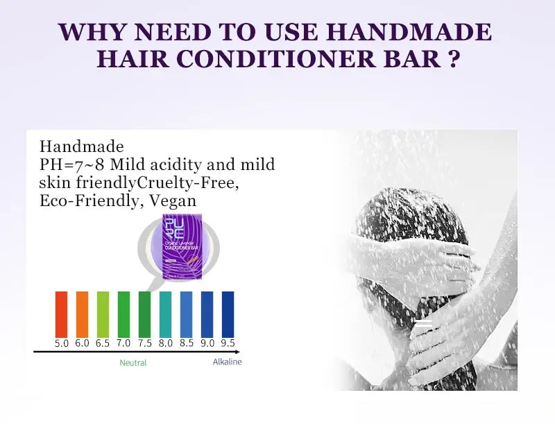 PURC Conditioner Seaweed/Lavender/Coconut/Citrus Eliminate Dry and Frizz Hair Mask after Shampoo Shine Solid Soap Hair