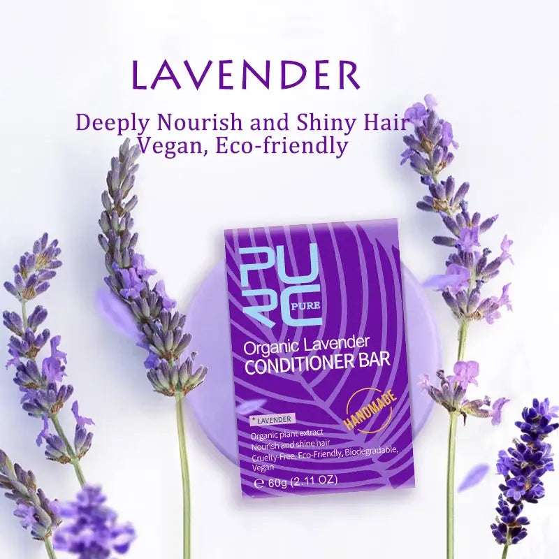 PURC Conditioner Seaweed/Lavender/Coconut/Citrus Eliminate Dry and Frizz Hair Mask after Shampoo Shine Solid Soap Hair