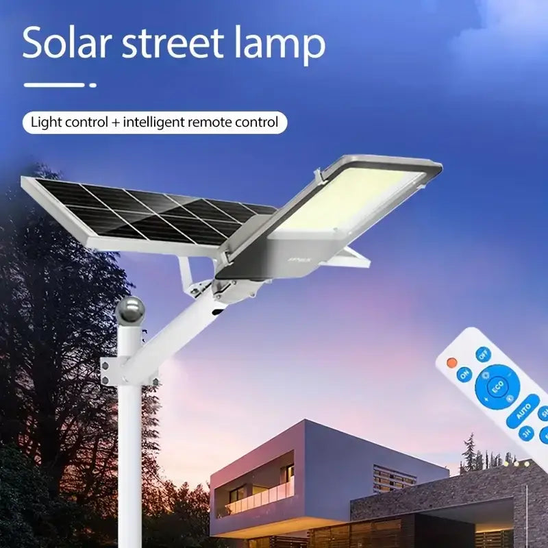 200W Powerful Solar Light Outdoor Solar Street Light 6000mah Waterproof Automatic Dusk to Dawn Street Light For Garage