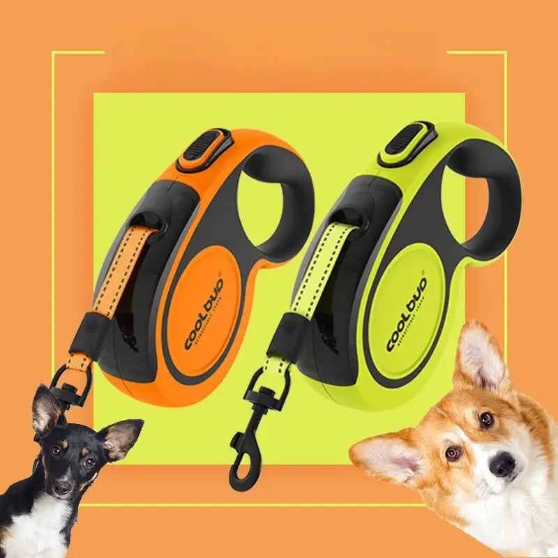 A Pet Automatic Retractable Leash Suitable for Large Dogs Weighing Up to 29.94 KG (4.88 meter Reflective Tape)