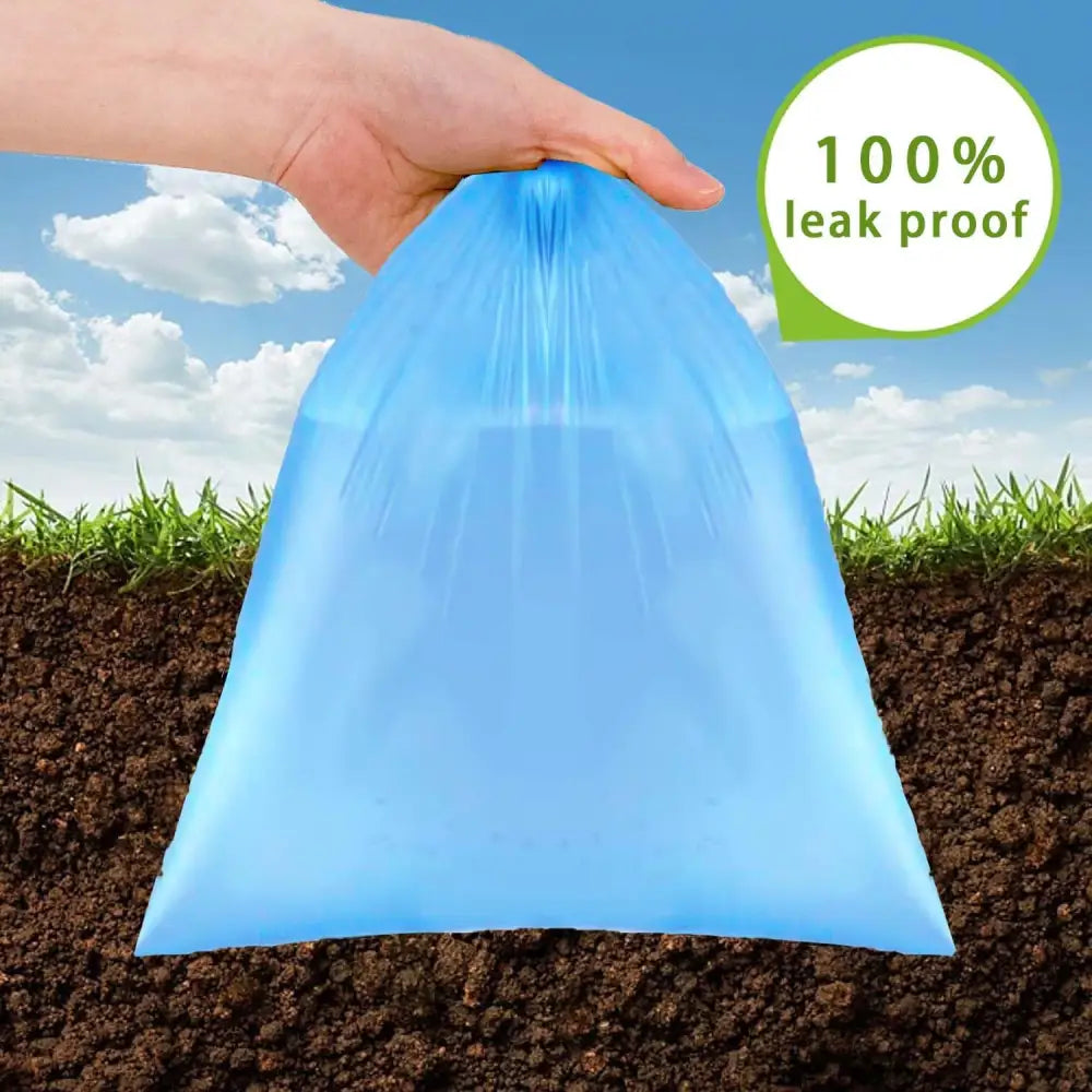 Blue leak-proof AiTodos 600PCS Dog Poop Bags, perfect for clean and convenient outdoor use