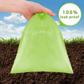 Green leak-proof AiTodos 600PCS Dog Poop Bags, eco-friendly and portable for pet outings