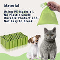 Green AiTodos 600PCS Dog Poop Bags, eco-friendly and portable for easy pet clean-up