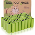 Rolls of green AiTodos 600PCS Dog Poop Bags, eco-friendly dog poo bags for walks