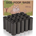 Rolls of AiTodos 600PCS Dog Poop Bags in five colors for convenient pet waste disposal