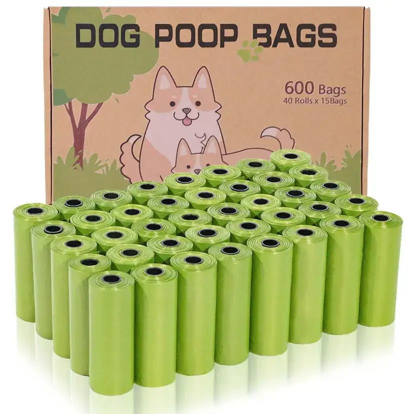 AiTodos® 600PCS Dog Poop Bags - Portable & Eco-Friendly - 1 count (Pack of 600)