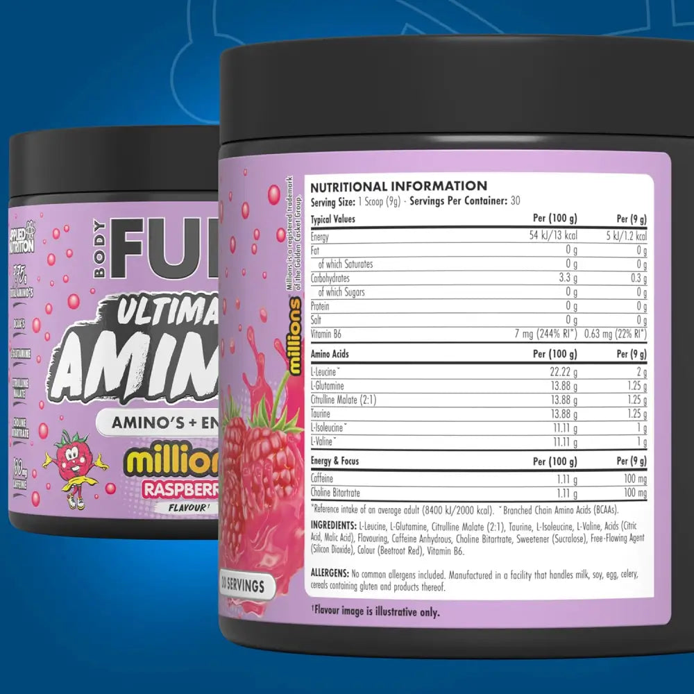 Applied Nutrition BodyFuel Amino’s - Amino Acids Supplement EAA Essential Amino Acids Powder Muscle Fuel & Recovery