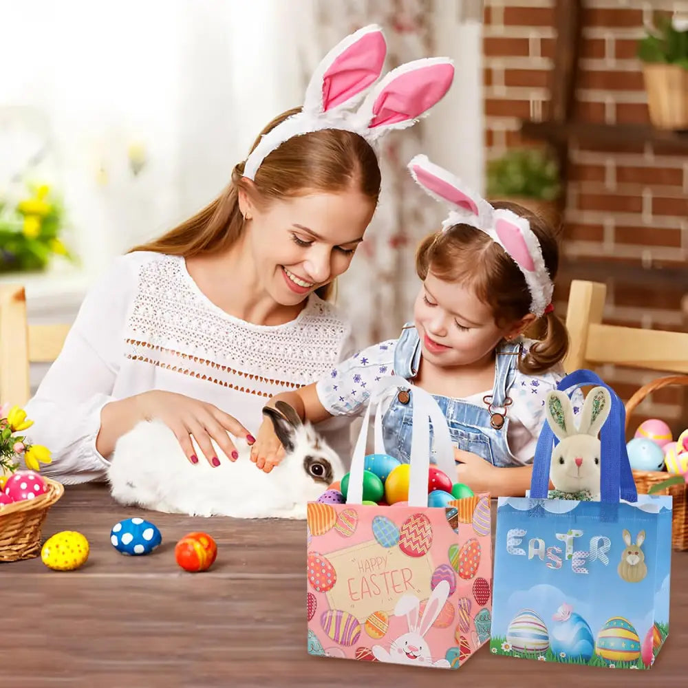 Easter-themed gift bags ideal for Easter egg hunt and creative party supplies