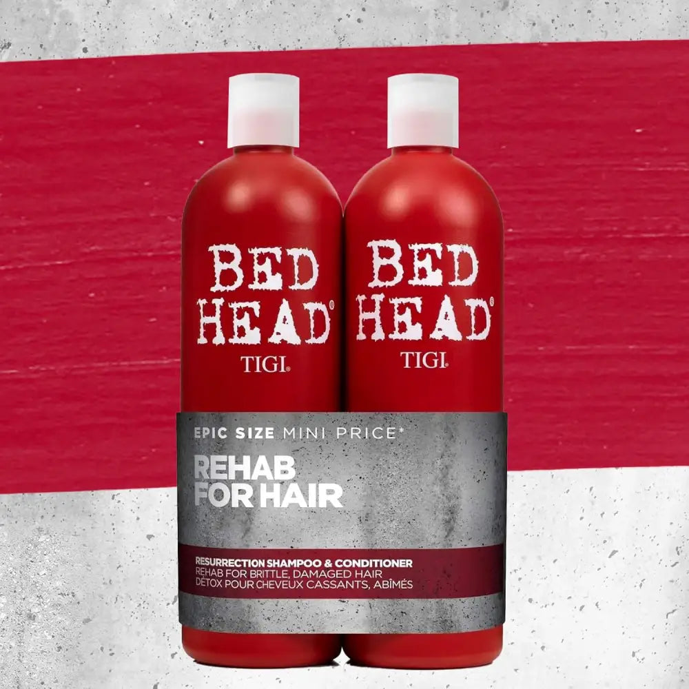 Bedhead by TIGI | Resurrection Shampoo and Conditioner Set | Hair care for brittle and damaged hair | Powerful