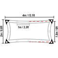 Rectangular Greenhouse Shading Net with Grommets dimensions for Garden and Plant Protection