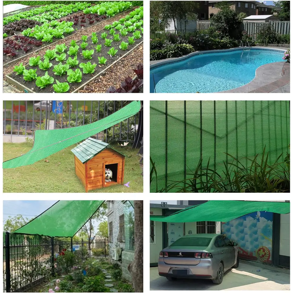 Outdoor shade solution with BeGrit Greenhouse Shading Net for garden and plant protection