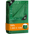 Folded green tarp for BeGrit Greenhouse Shading Net with Grommets 1.8m x 2m