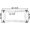 Rectangular BeGrit Greenhouse Shading Net 1.8m x 3m UV resistant sun shade cloth