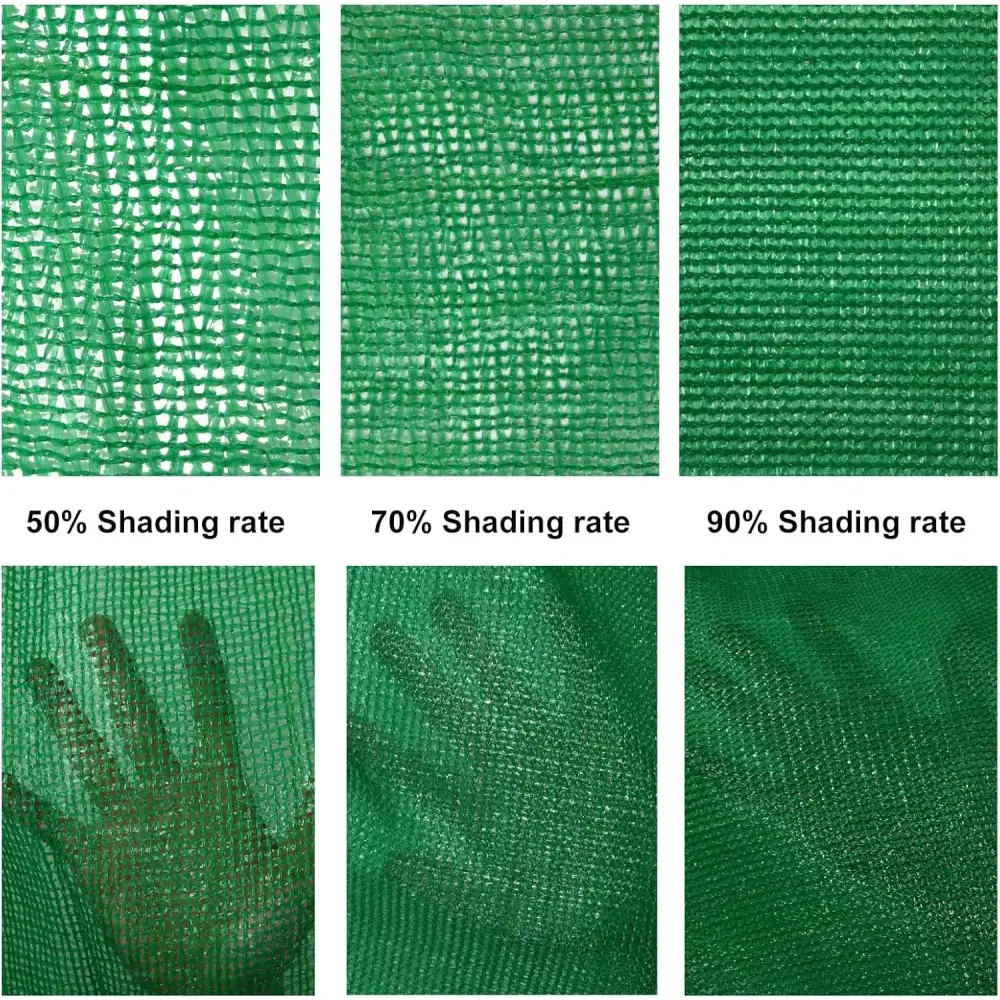 BeGrit Greenhouse Shading Net with Grommets Pergola Shading Netting 50% Shading Rate UV Resistant Sunblock Shade Cloth Greenhouse Shading Blinds for Garden Flower Plant Green (1.8m X 2m)