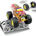 BLADEZ Hot Wheels Custom Super Van DIY Van Make Your Own/Build Your Own Pull Back Vehicle for Kids Customisable