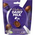 Cadbury Dairy Milk Mini Chocolate Egg Bag with smooth chocolate filling, 77 g pack