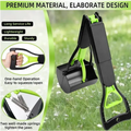 Black and green Ceasyde Long Handle Dog Pooper Scooper for easy pet waste cleanup