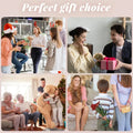 Collage of gift-giving scenarios featuring Cooseya Makeup Organiser and rotating cosmetic storage