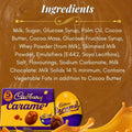 Cadbury Caramel ingredients for Creme Egg Multipack with Fancy Labels Easter card