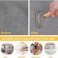 Before and after using the Crevice Brush Clothes for effective gap cleaning pet hair removal