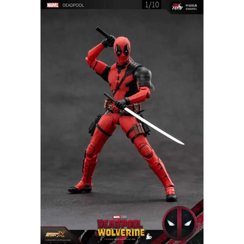 Deadpool & Wolverine Action Figure ZD Original 1/10 X-Men - Deadpool / Boxed - CE