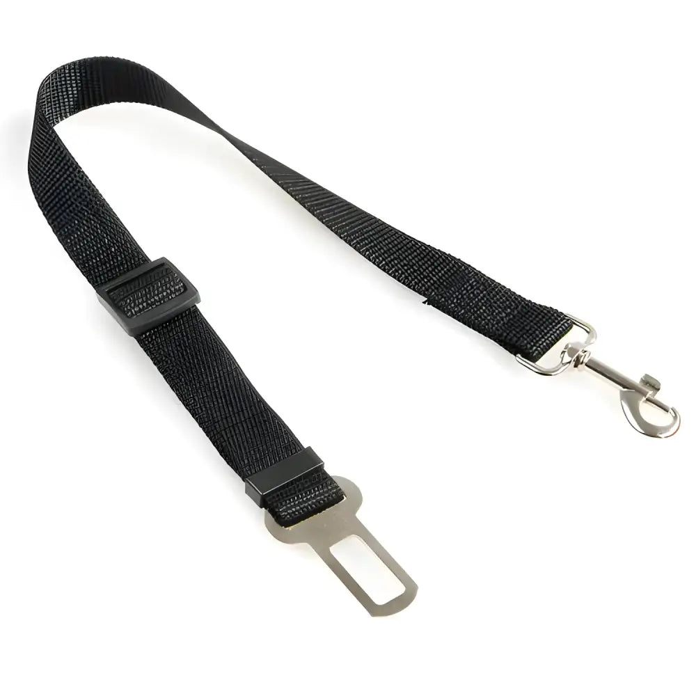 Dog Safety Belt for Car Seat Dog Leash Harness Buckle Leashes For Dog - 51cm / Black