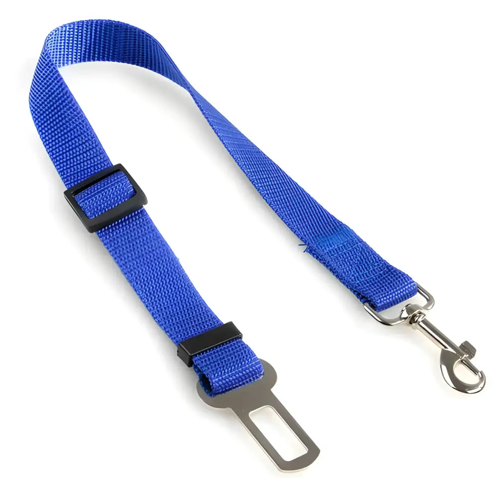 Dog Safety Belt for Car Seat Dog Leash Harness Buckle Leashes For Dog - 51cm / Blue