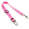 Dog Safety Belt for Car Seat Dog Leash Harness Buckle Leashes For Dog - 51cm / Pink