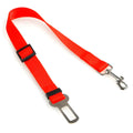 Dog Safety Belt for Car Seat Dog Leash Harness Buckle Leashes For Dog - 51cm / Red