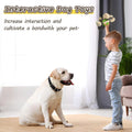 Interactive Plush Dog Toy with Squeaker and Latex Ball for Small Dogs and Puppies