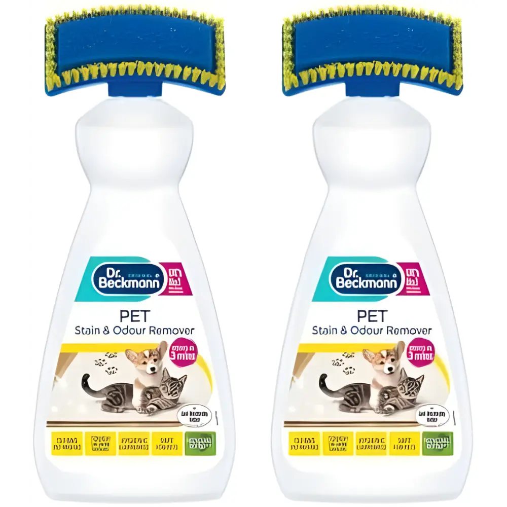 Dr. Beckmann Pet Stain & Odour Remover for carpets and upholstery with applicator brush