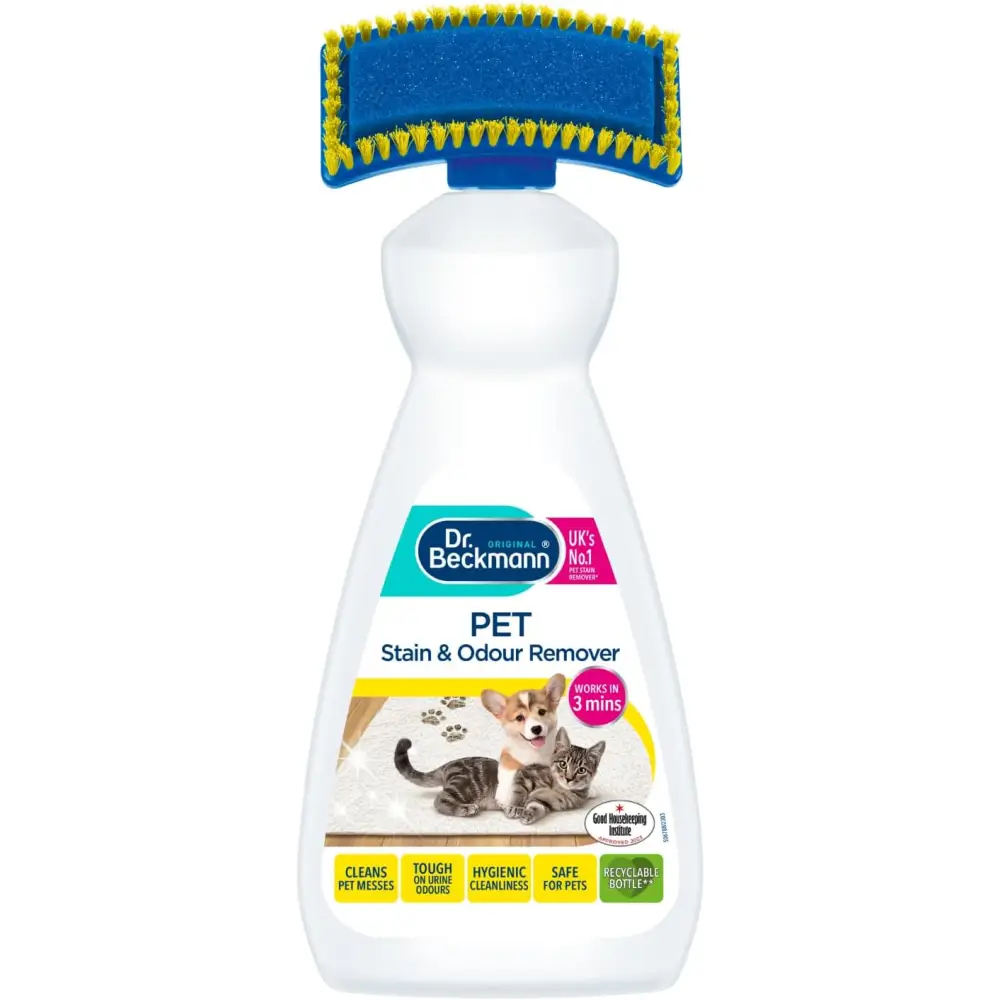 Dr. Beckmann Pet Stain & Odour Remover for effective carpet upholstery cleaning