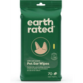 Earth Rated Hypoallergenic Dog Wipes for odour-controlling grooming and gentle cleaning