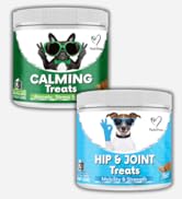 NutriPaw Calming/Joint Bundle - Soft Chews To Reduce Anxiety, Stress, Fear & Barking - Support Mo...