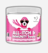 NutriPaw All-Itch Immunity Treats For Dogs - Soothe Itchy Paws, Eyes, Ears, Skin - Stop Itching, ...