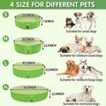 Foldable Dog Pool - Portable Bath & Swimming Pool (120x30cm)