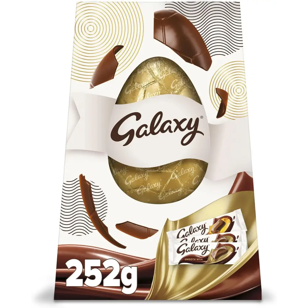 Galaxy Milk Chocolate Extra Large Easter Egg 268g, a delightful chocolate treat