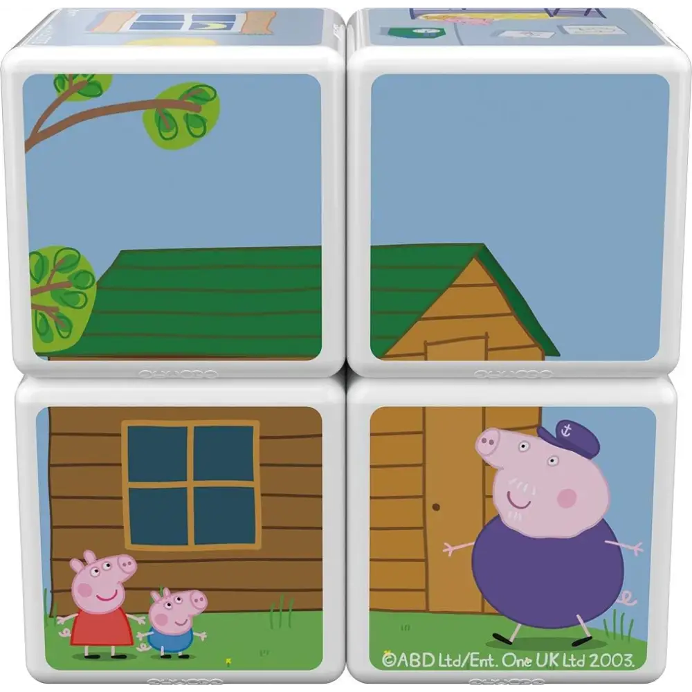 Peppa Pig picture blocks building set with magnetic cubes for creative play