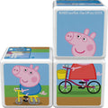 Peppa Pig building blocks magnetic cube set for kids travel and play